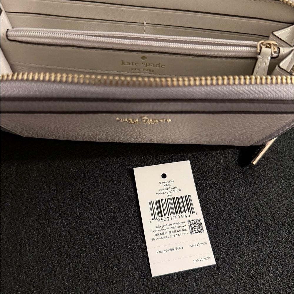 Kate Spade Lena Colorblock Large Continental Wallet - Picture 3 of 5
